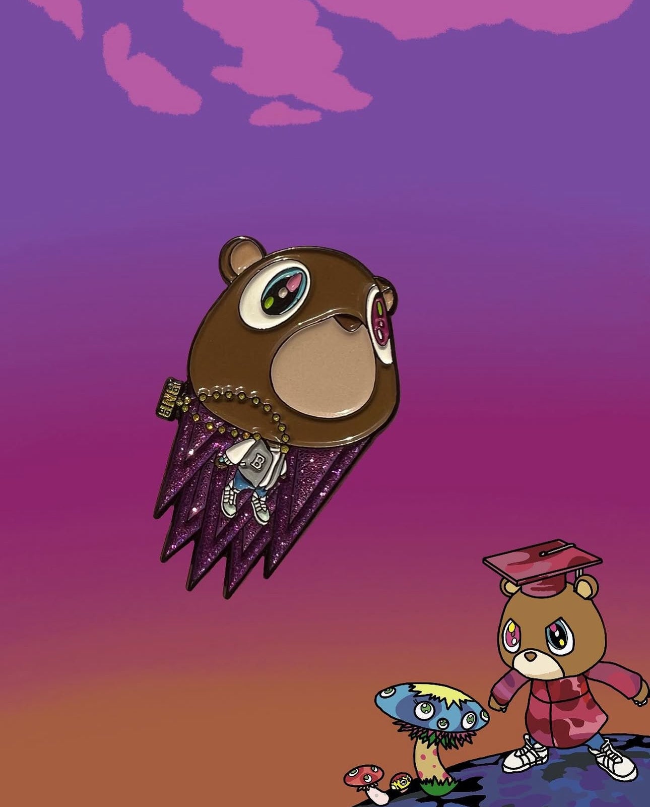 Dropout Bear Pin