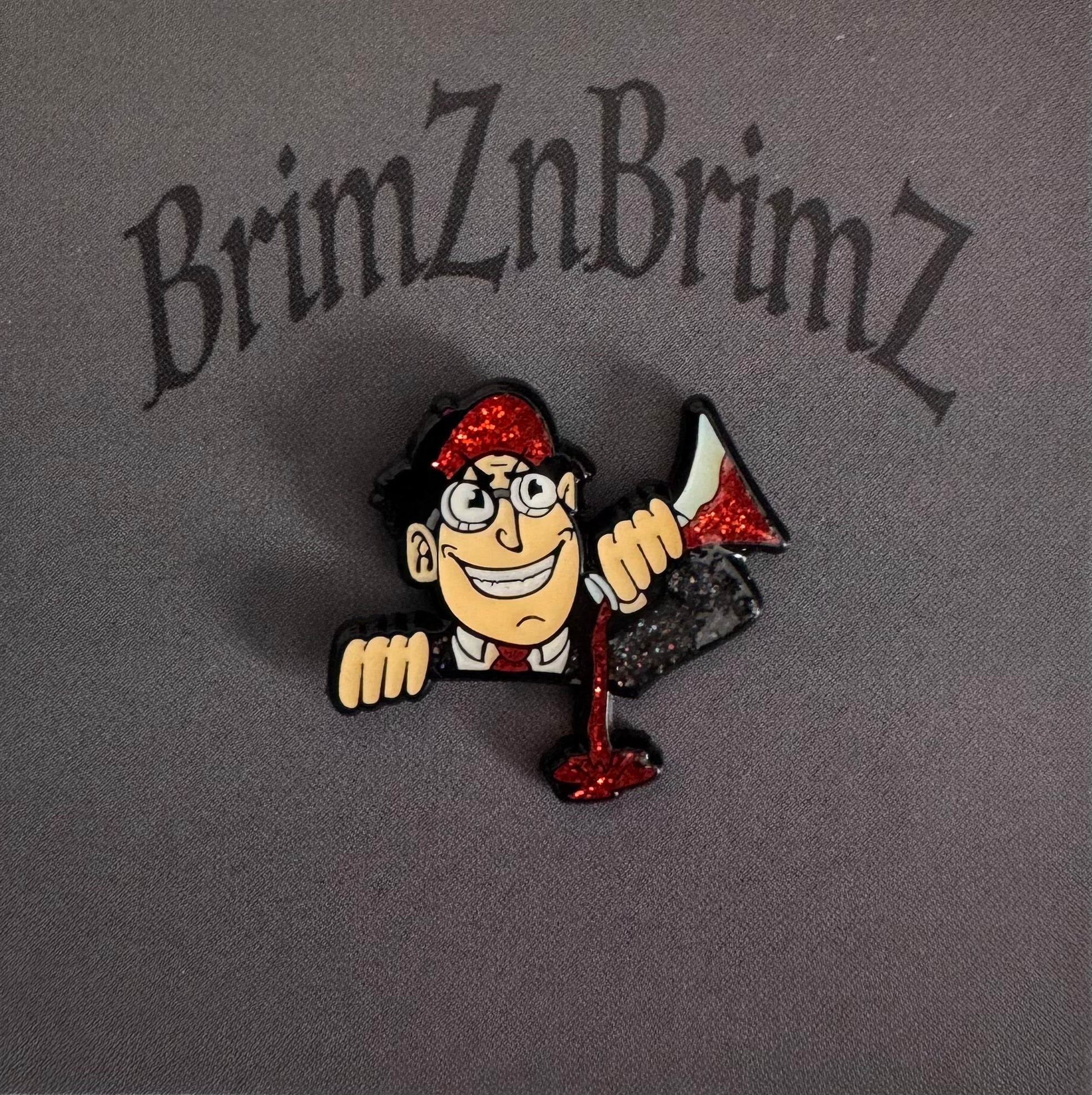 Red Scientist Pin